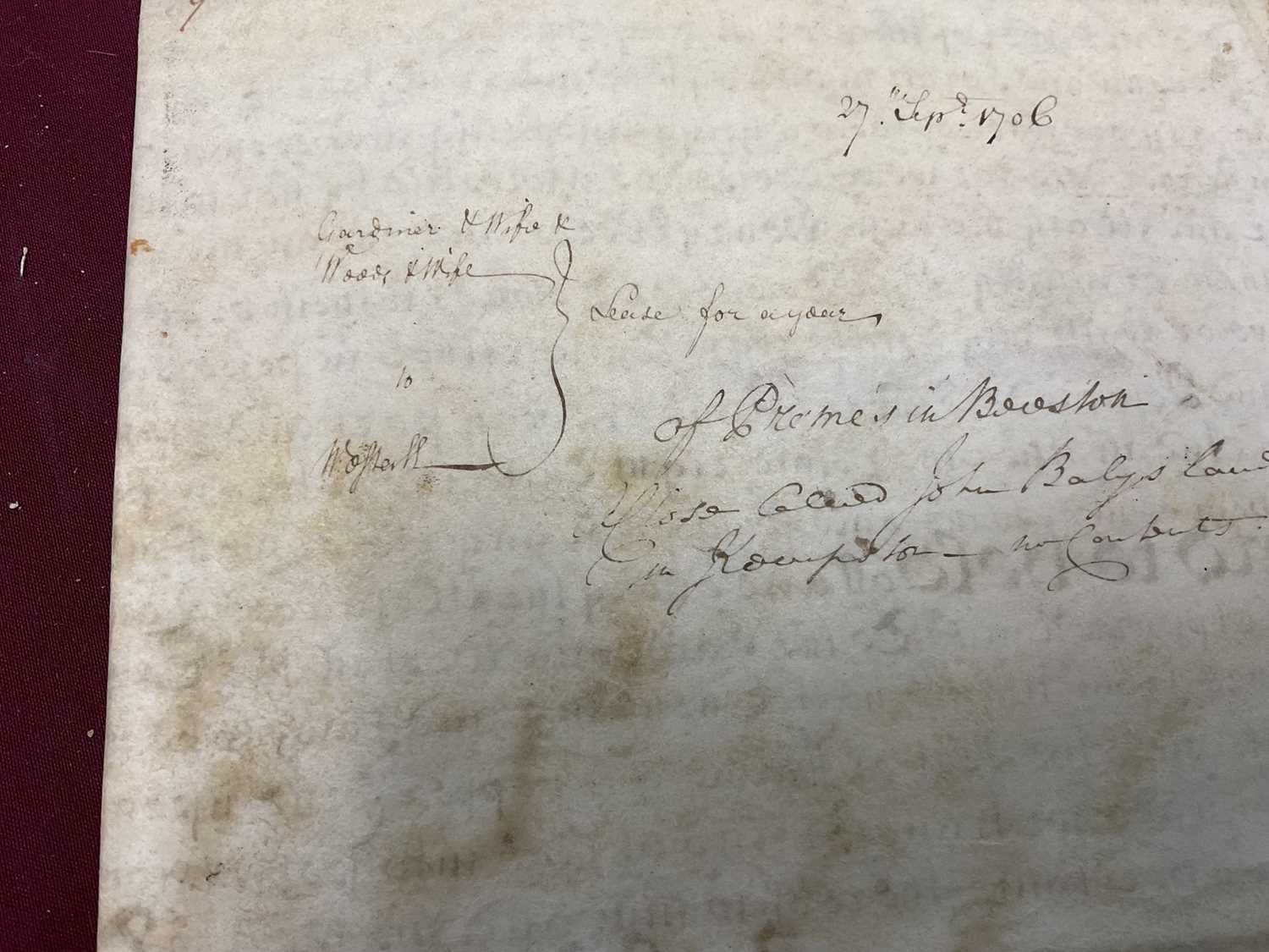 Large collection of indentures on vellum and paper, 17th century and later - Image 46 of 77