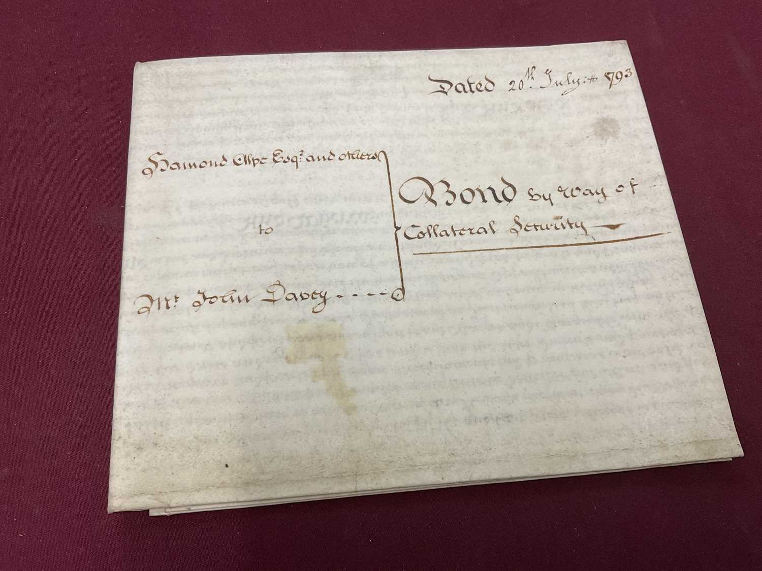 Large collection of indentures on vellum and paper, 17th century and later - Image 29 of 77