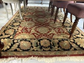 Turkish design machined carpet with heavy pile a