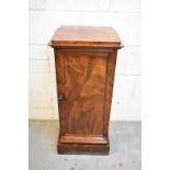 Regency mahogany bedside cabinet, formerly the property of Sir Roy Strong