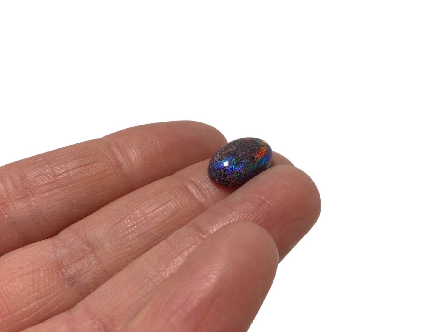 Unmounted black opal cabochon - Image 4 of 6