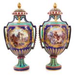 Pair of Samson ‘Chelsea’ vases and covers