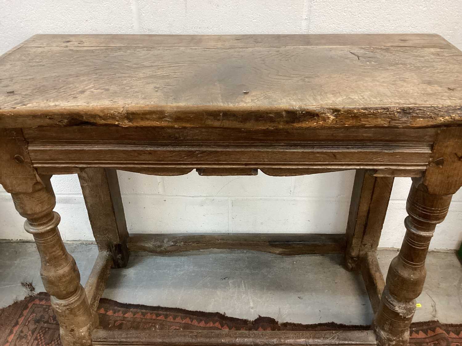 English Tudor side table - Image 3 of 9