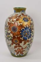 Large Gouda pottery vase