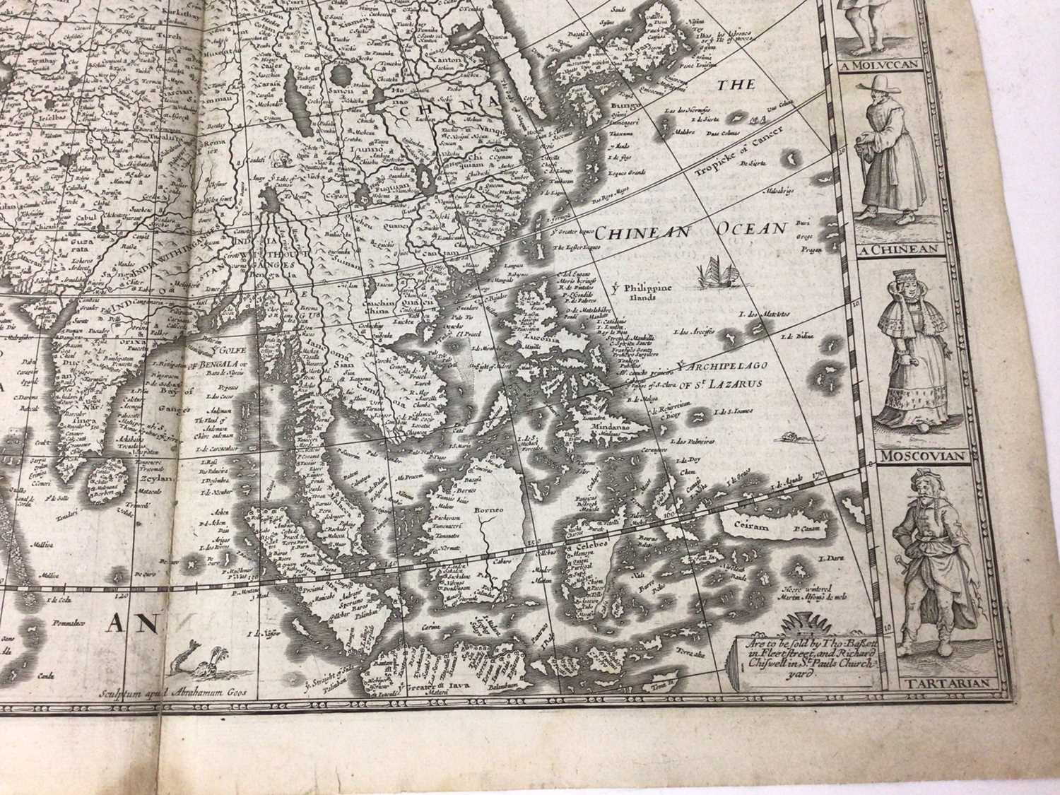 John Speed - 17th century engraved map of Asia - Image 6 of 8