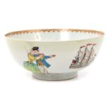 Chinese export ‘Sailors Farewell’ bowl, circa 1780