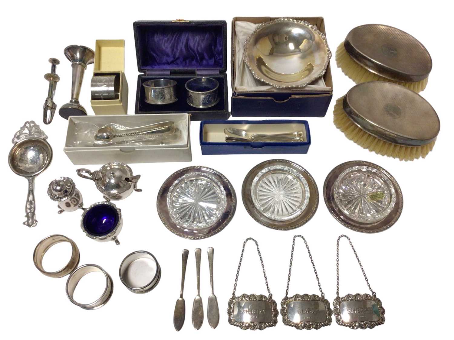 Selection of miscellaneous 20th century silver