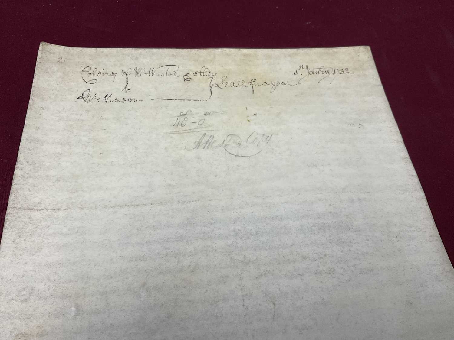 Large collection of indentures on vellum and paper, 17th century and later - Image 31 of 77