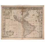 John Speed - 17th century engraved Map of America, dated 1626 (but 1676