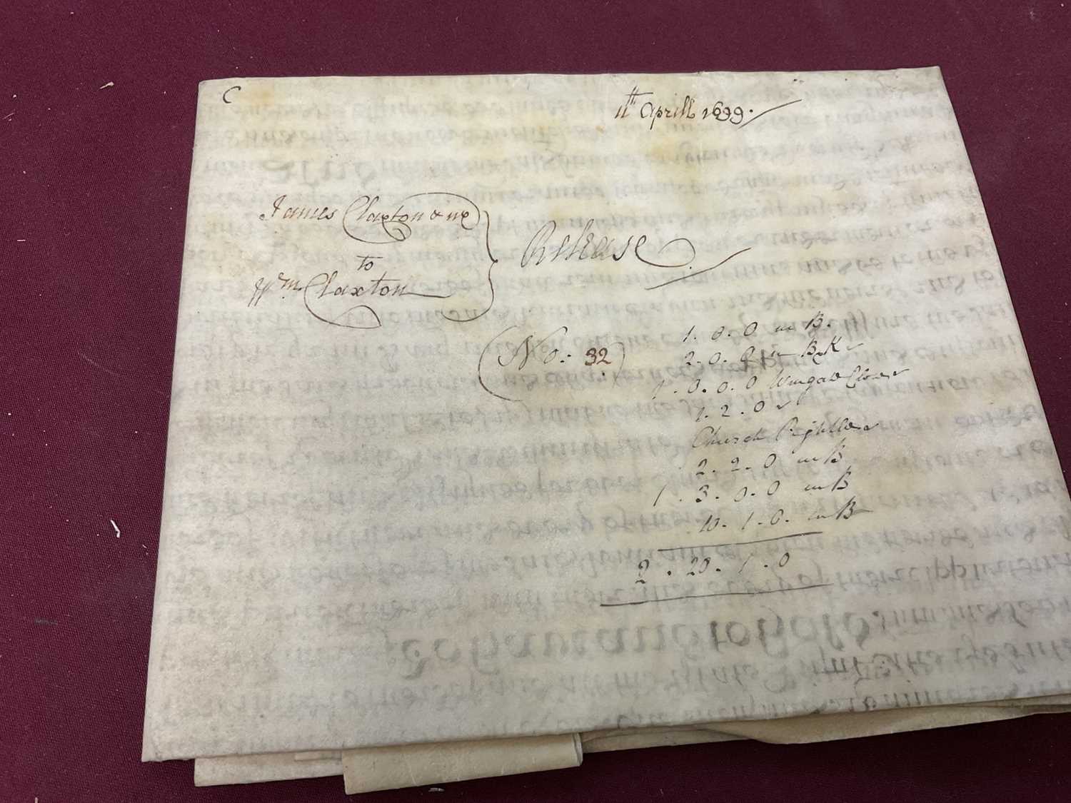 Large collection of indentures on vellum and paper, 17th century and later - Image 37 of 77
