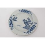 18th century Chinese blue and white dish