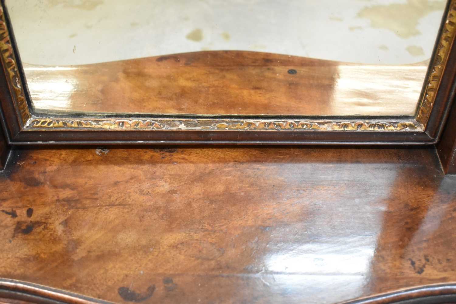 George II Chippendale mahogany toilet mirror - Image 3 of 10