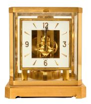 Jaeger Le Coultre Atmos VIII clock, with instructions and key