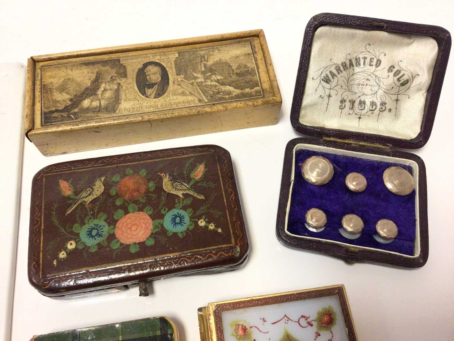Two 19th century Lornettes, silver model goose , Eastern cosmetic box and works of art - Image 7 of 7