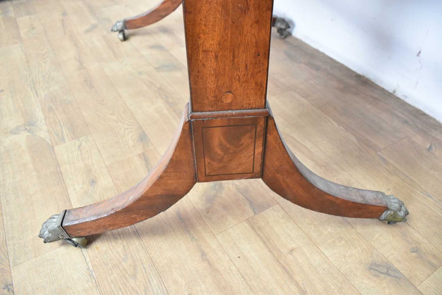 Regency mahogany sofa table - Image 9 of 9