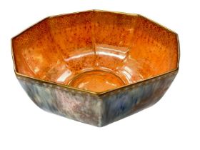 Wedgwood Dragon lustre octagonal bowl