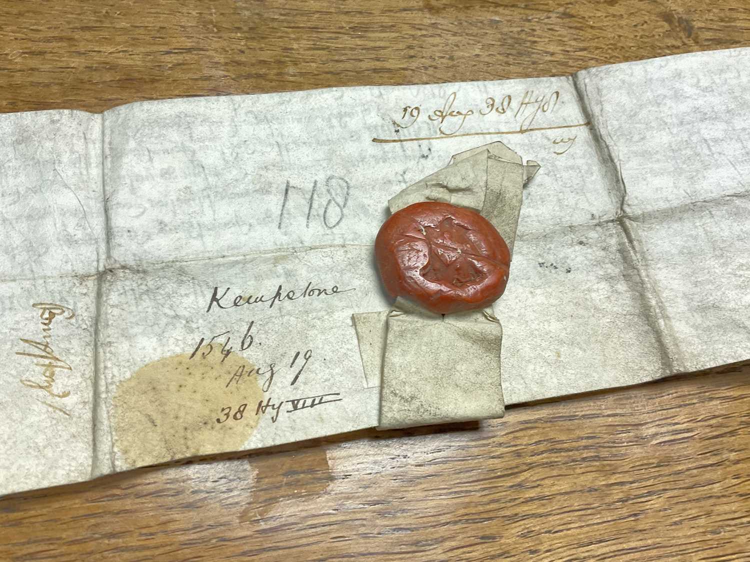 Of Norfolk interest: Good collection of early indentures on vellum and paper - Image 30 of 58