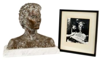John Doubleday (b. 1947) bronze, female bust