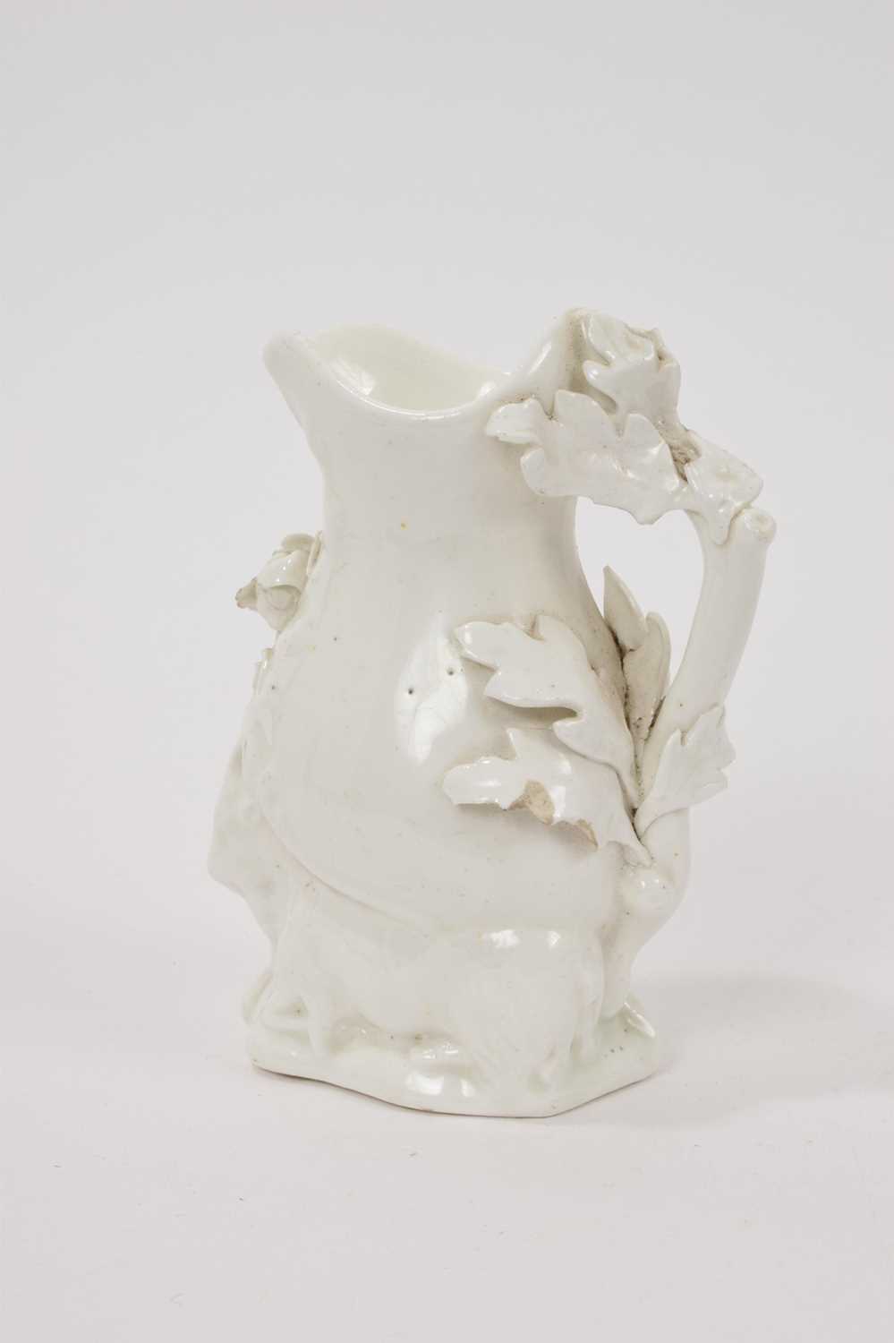 Goat and bee milk jug, Chelsea style - Image 4 of 5