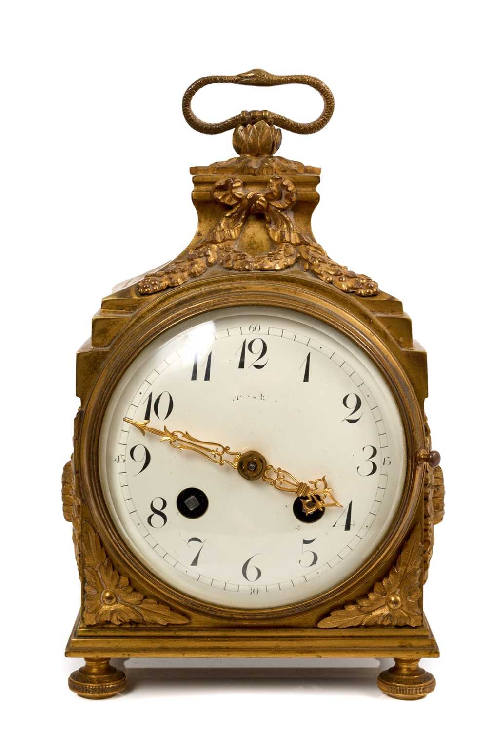 Early 20th century French ormolu Pendule d’Officer clock - Image 2 of 9