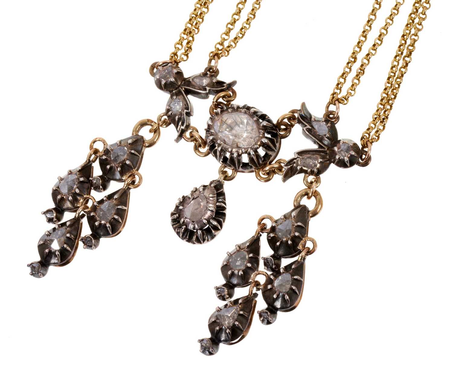 Georgian diamond necklace