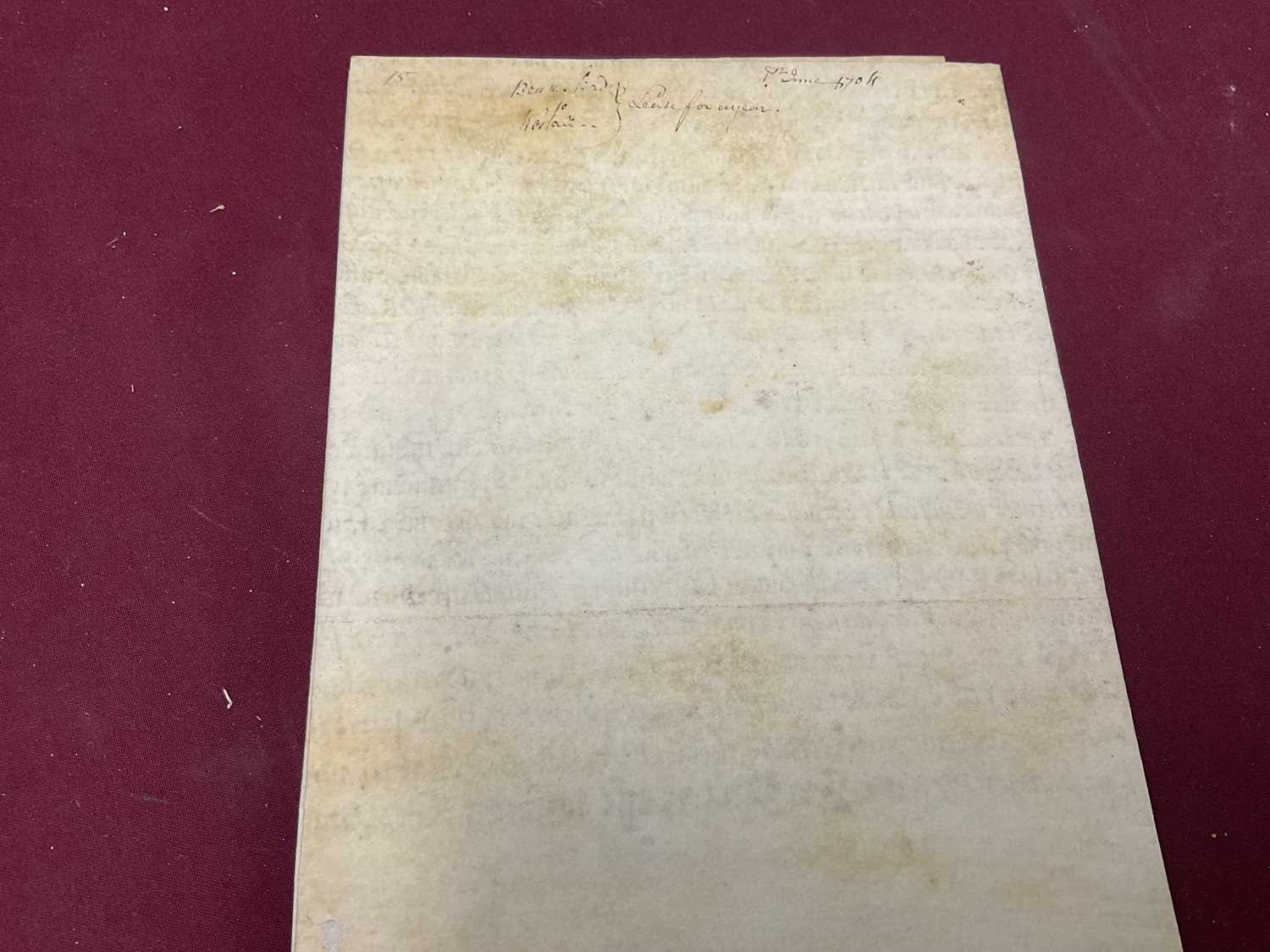 Large collection of indentures on vellum and paper, 17th century and later - Image 41 of 77