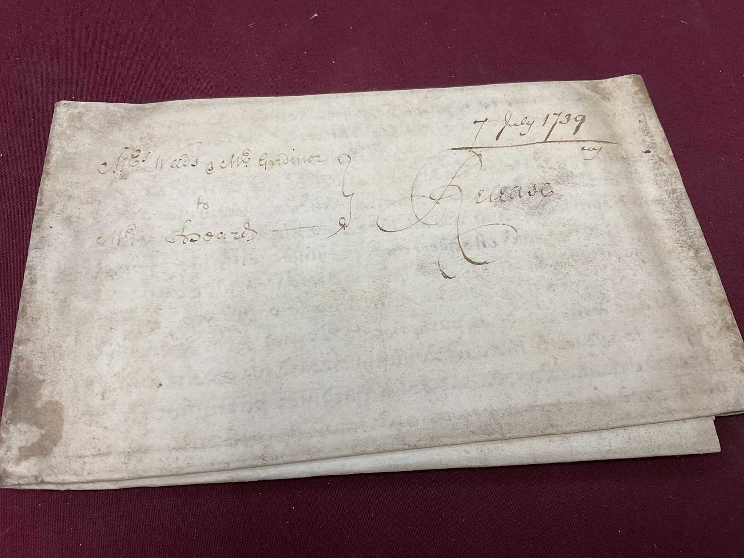 Large collection of indentures on vellum and paper, 17th century and later - Image 43 of 77
