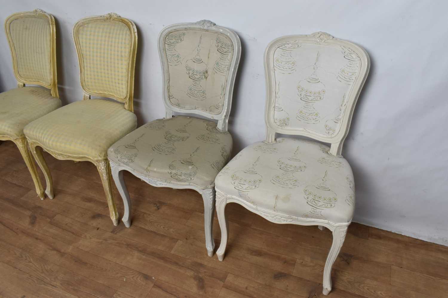 Set of six French style dining chairs - Image 8 of 9