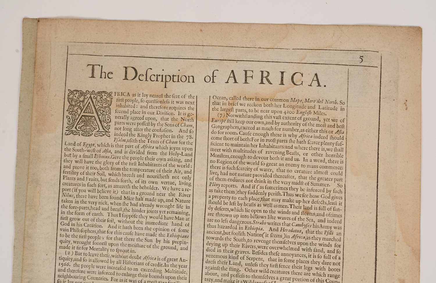 John Speed 17th century engraved map of Africa - Image 2 of 12