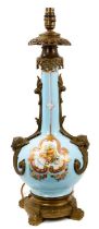 French Sèvres style porcelain table lamp