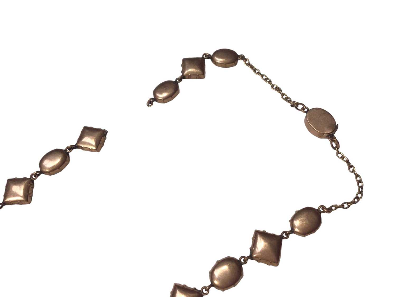 Georgian garnet pendant necklace - Image 7 of 7