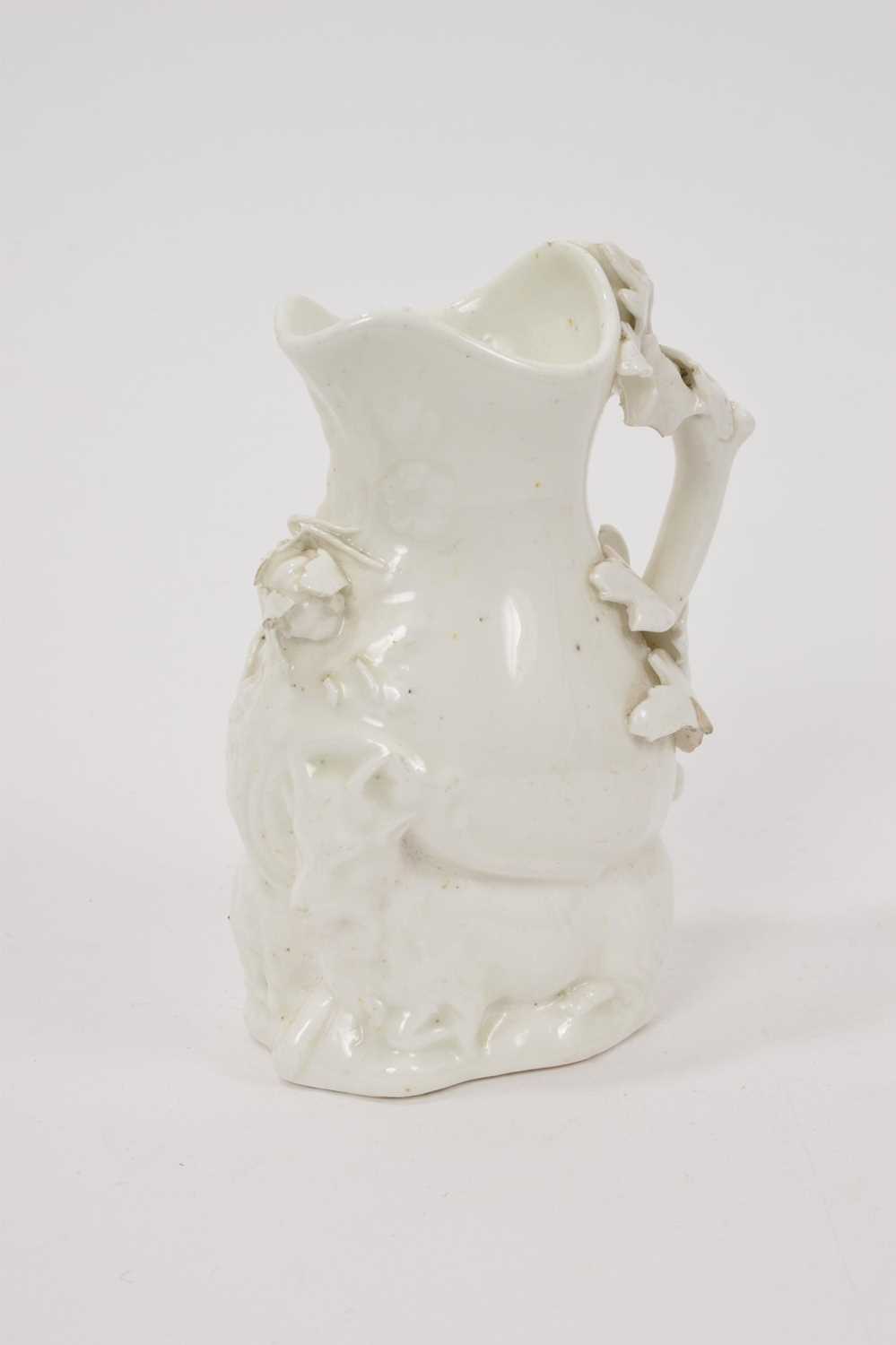 Goat and bee milk jug, Chelsea style