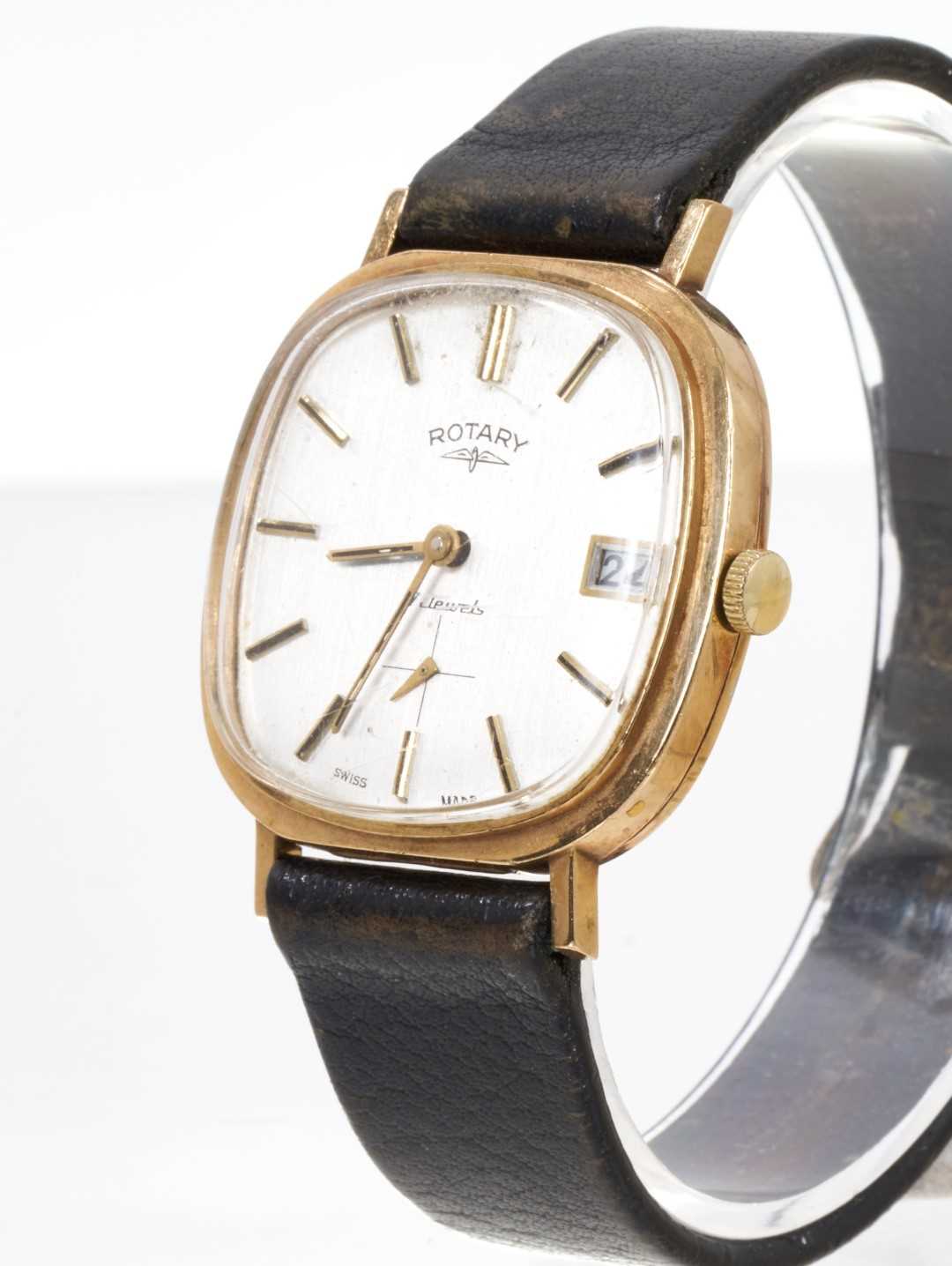 Gentlemen's 1970s Rotary 9ct gold wristwatch with 17 jewel movement - Image 2 of 4