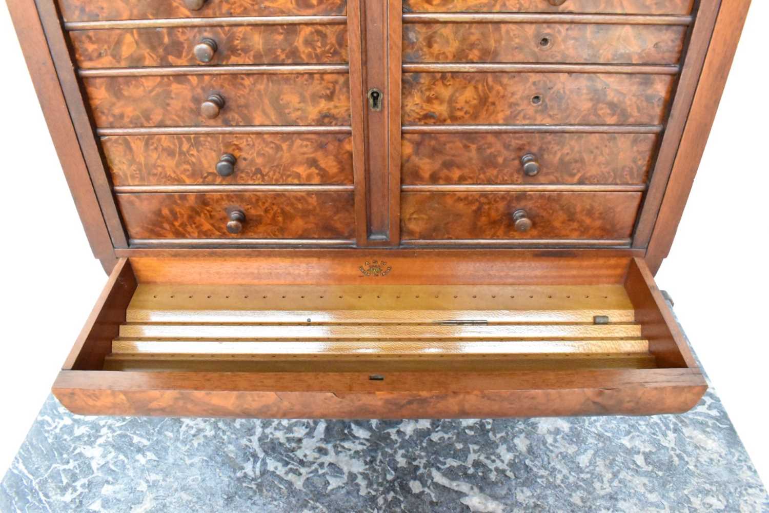 Late Victorian mahogany dentist's cabinet - Image 11 of 14