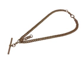 9ct gold fob watch chain
