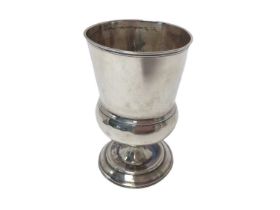 George III silver cup of baluster form on a circular pedestal base (London 1815)