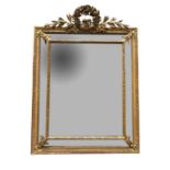 19th century continental peripheral plate wall mirror