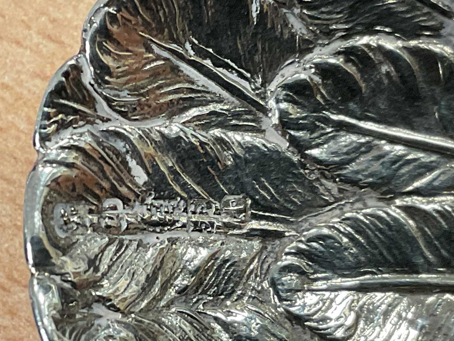 Rare eagle's head silver caddy spoon by Joseph Wilmore - Image 4 of 8