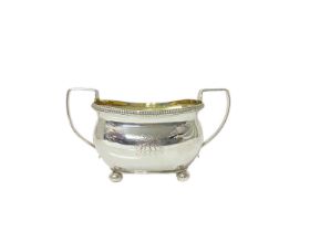 Georgian silver sugar bowl (Sheffield 1811)