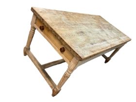 19th century pine kitchen table