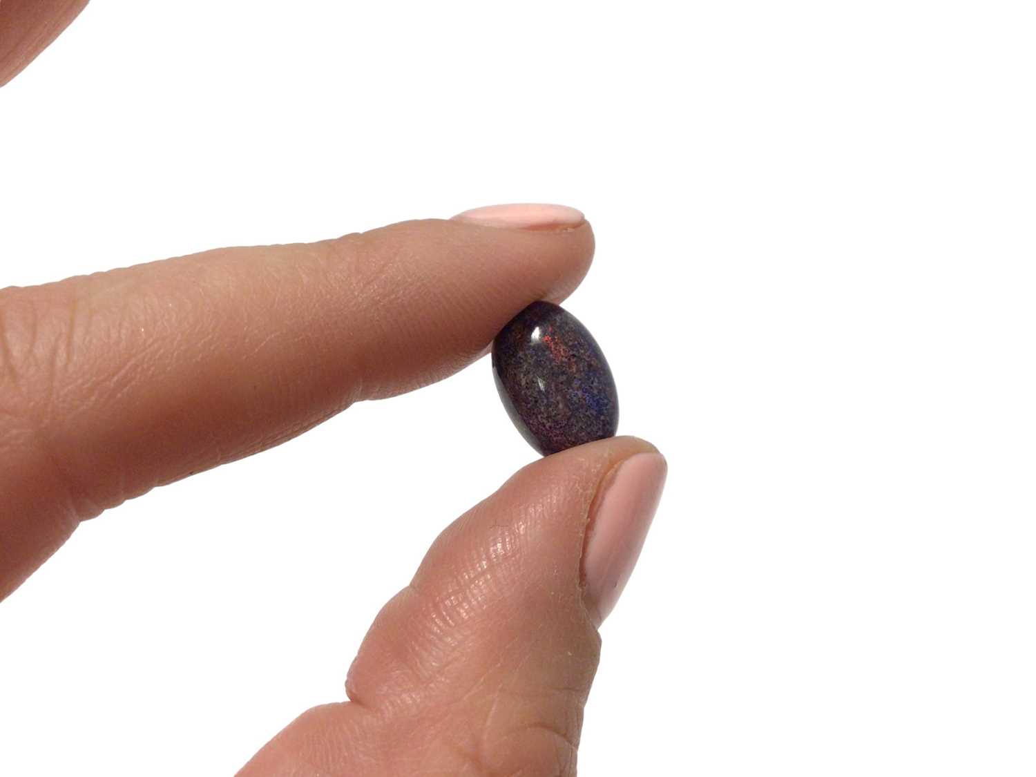 Unmounted black opal cabochon - Image 3 of 6