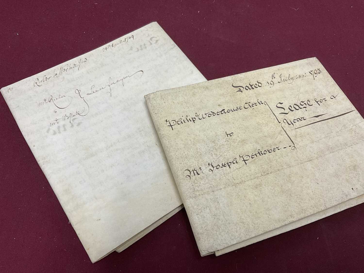 Large collection of indentures on vellum and paper, 17th century and later - Image 58 of 77