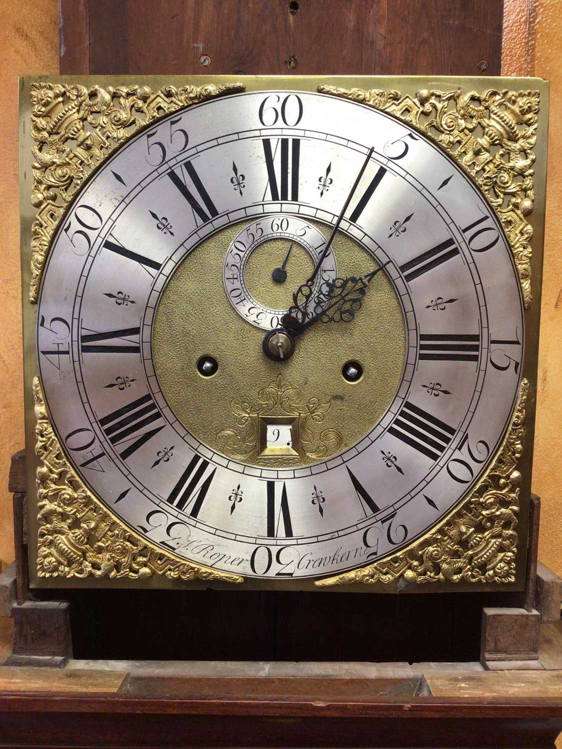 Mid 18th century 8 day longcase clock by Samuel Roper, Crewkerne - Image 3 of 7