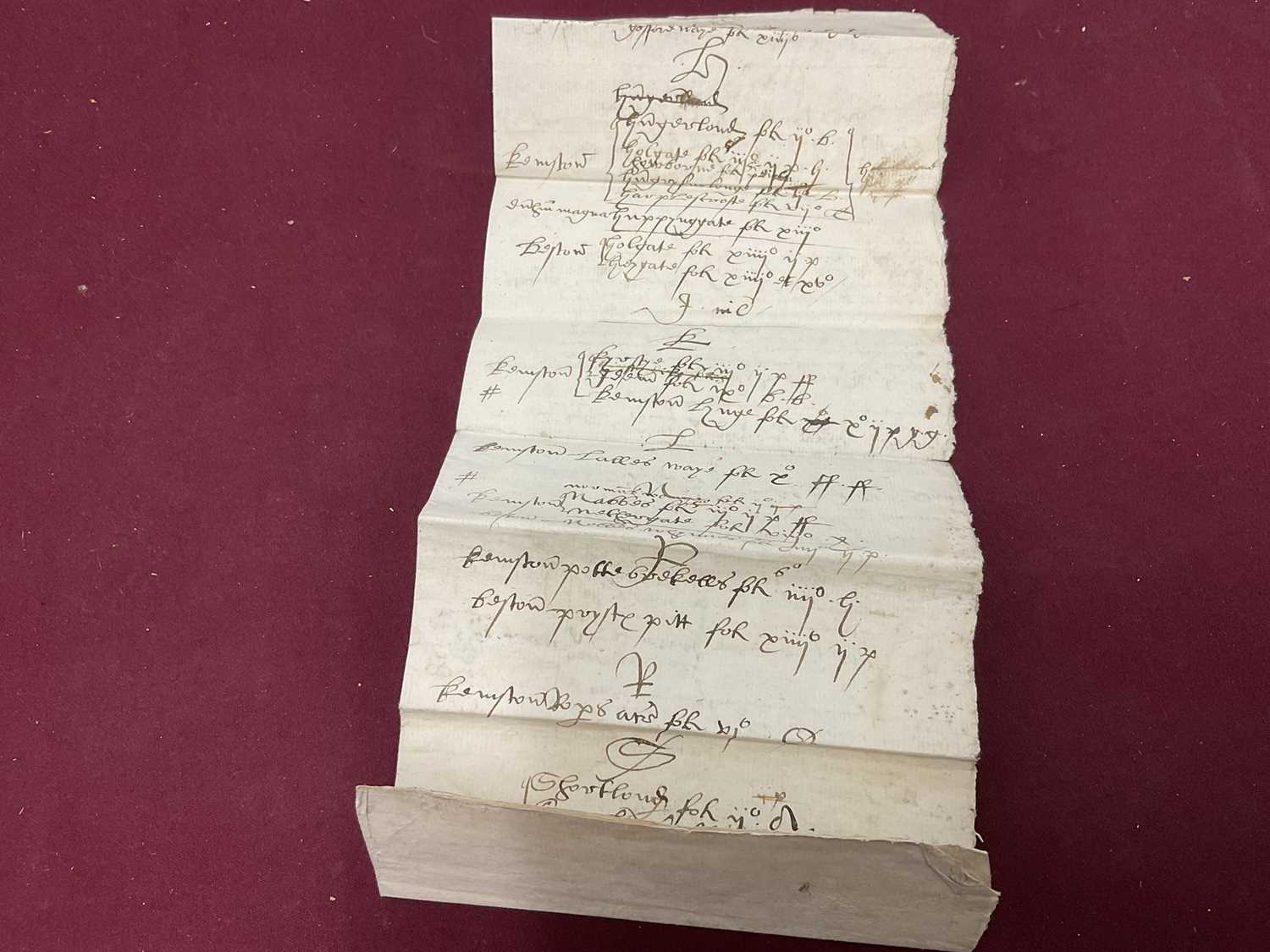 Large collection of indentures on vellum and paper, 17th century and later - Image 53 of 77