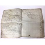 Document of local interest - The Manor of Great Tey, copy of a survey made 1593