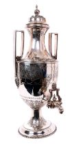 Large Victorian electro-plated samovar