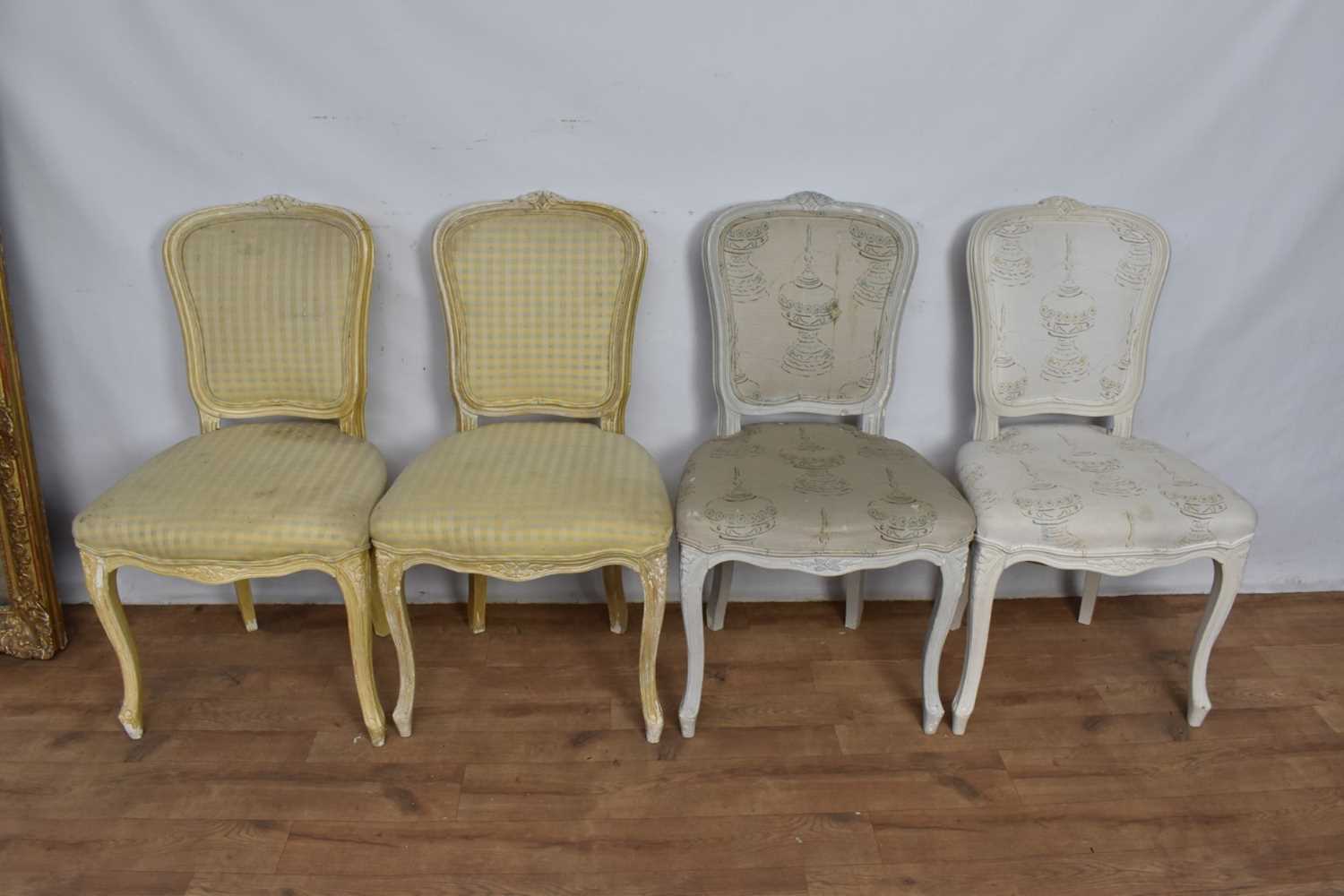 Set of six French style dining chairs - Image 7 of 9