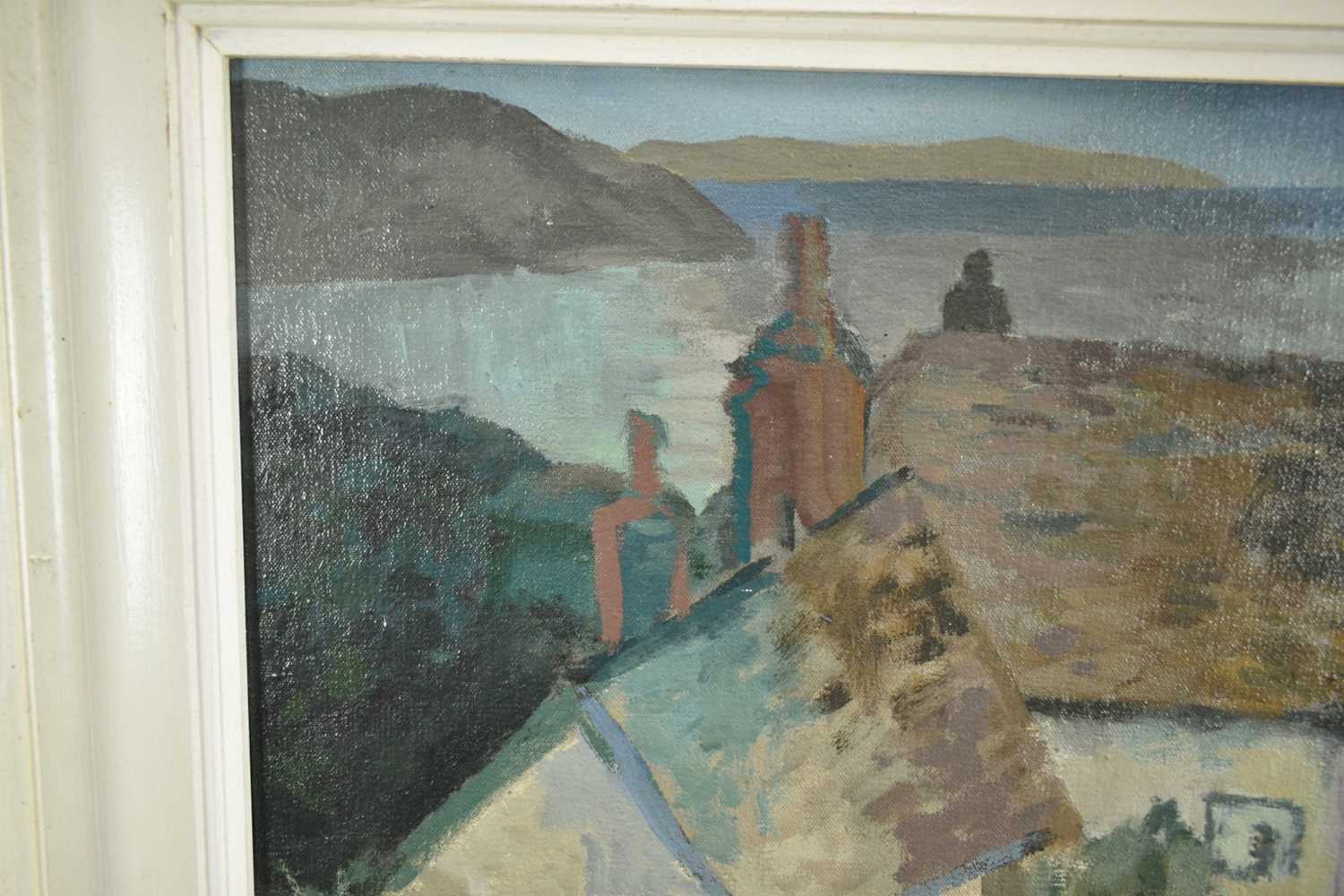 *Glyn Morgan (1926-2015) oil on canvas - House by the Sea, signed verso, 51cm x 61cm, framed - Image 4 of 9