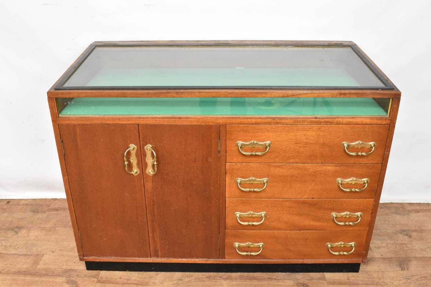 Large museum type display cabinet