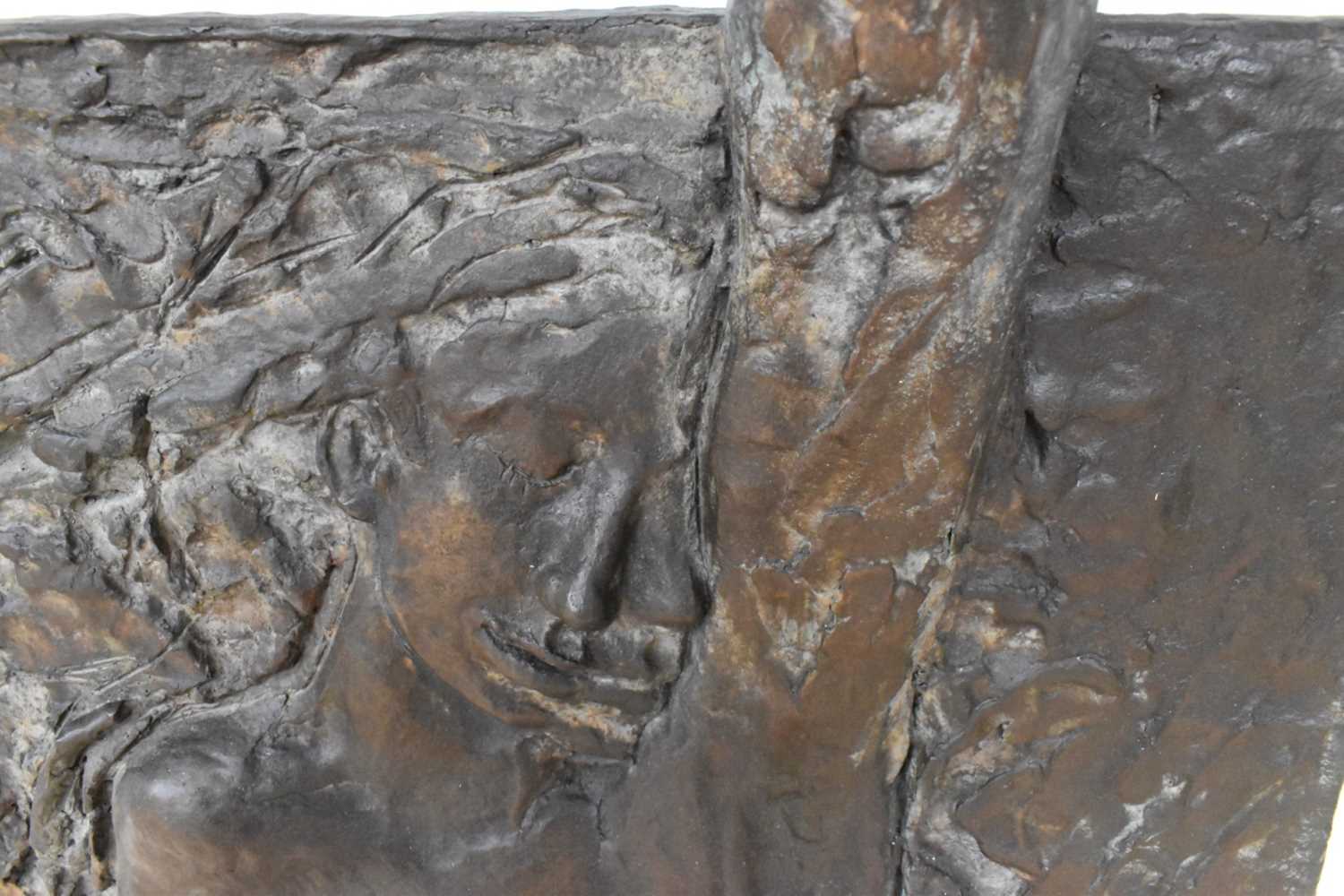 John Doubleday (b. 1947) bronze - stylised female form, signed and dated 1986, 153cm high - Image 3 of 5